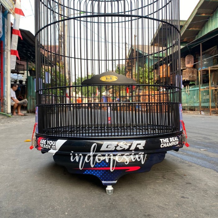 SANGKAR KANDANG MURAI BNR DECAL PVC BNR INDONESIA NO 2