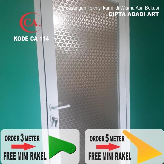 Terlaris Sticker/ Stiker Kaca Motif Diamond ( Window Film )