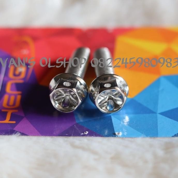 baut probolt silver untuk baut shock belakang nmax,aerox & xmax 250 
