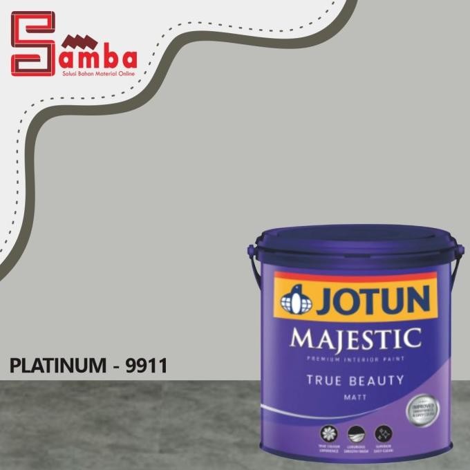 Jotun Majestic 9911 Platinum True Beauty Matt 2,5 Ltr Murah Berkualitas