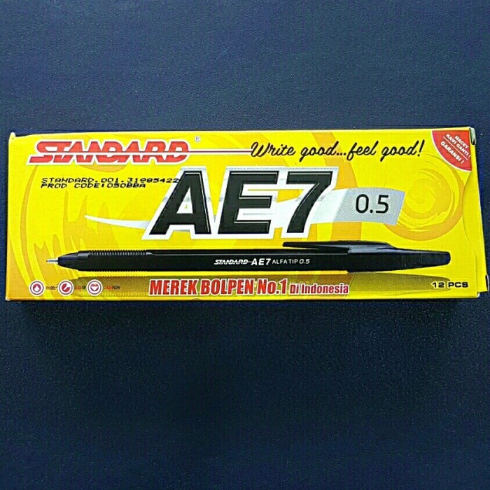 

TERBARU Pulpen Ae 7 Standard (Black - Red - Blue) HOT SALE!