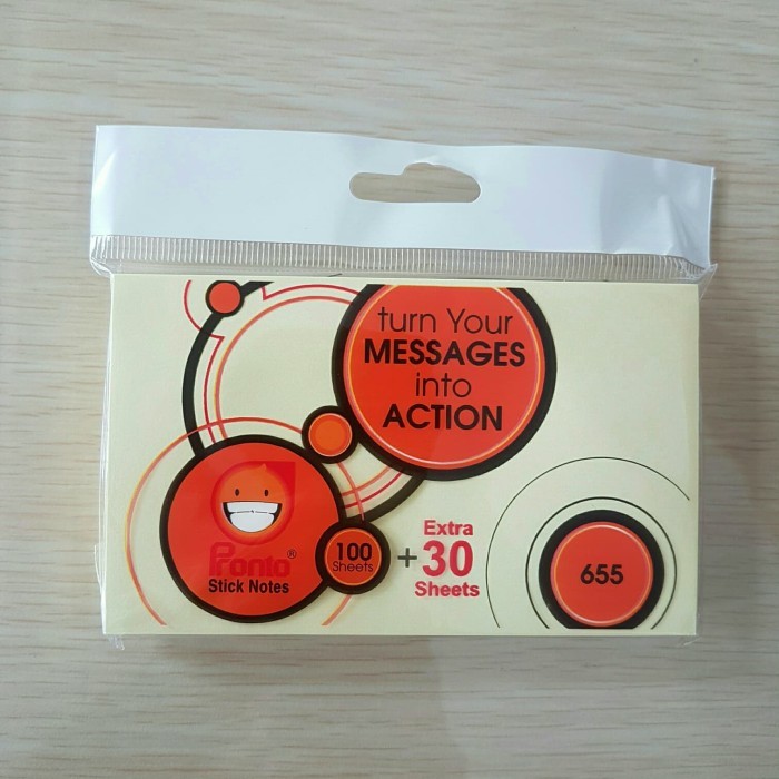 

TERBARU PRONTO STICKY NOTES 127 MM X 76 MM (130 SHEETS) BISA GOSEND!