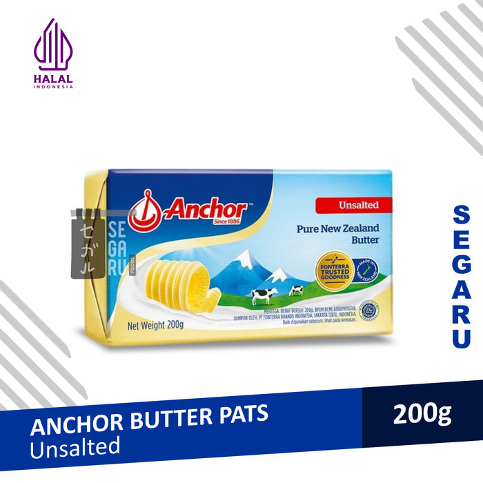 

Anchor Butter Unsalted / Salted 200 Gram