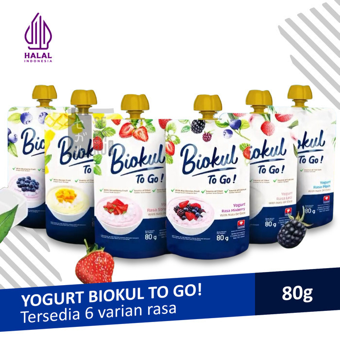 

Biokul Yogurt To Go Yoghurt Squeeze 80 Gram