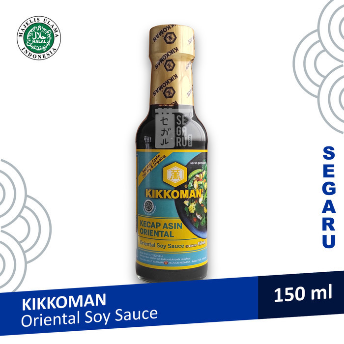 

Kikkoman Oriental Soy Sauce Kecap Asin Oriental Botol Halal 150 Ml