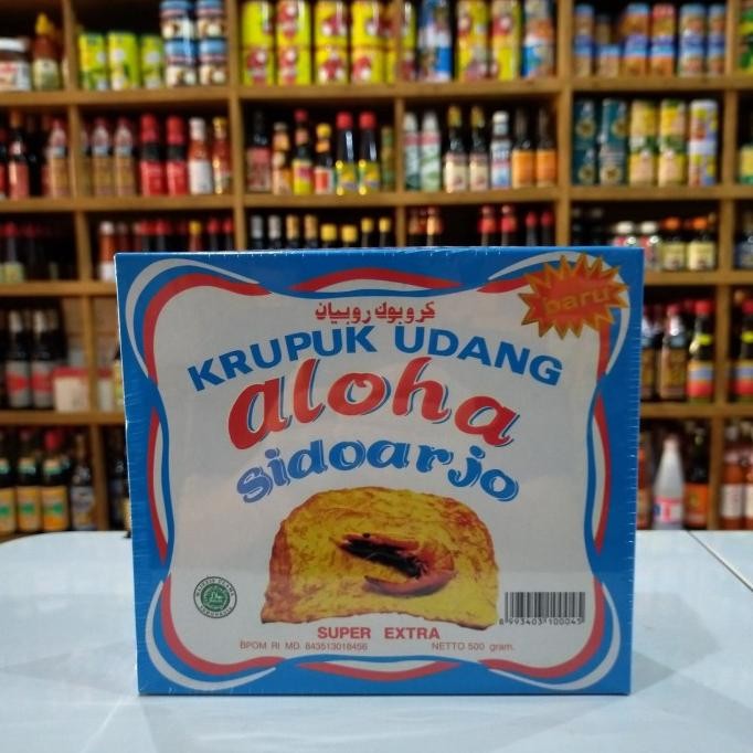 

Aloha Kerupuk Udang Biru SUPER EXTRA 500gr