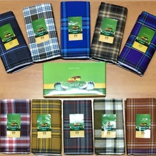 Sarung Sarung Atlas Favorit 500 Kombinasi Original Grosir Murah / Kain Atlas - random terbaru