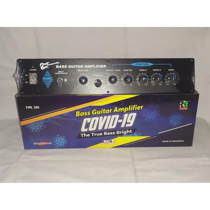 Kit Tone Bass Gitar Amplifier COVID-19 The True Bass Bright-Type 234 ISW