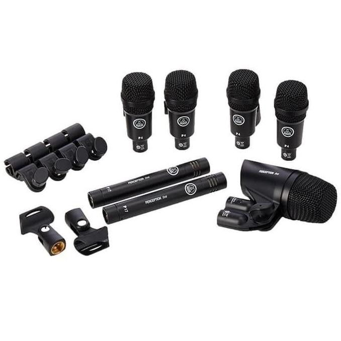 mic drum samson AKG DRUM SET SESSION 1 ORIGINAL DRUM MIC PACK 1x P2 4x P4 2x P17 BIN