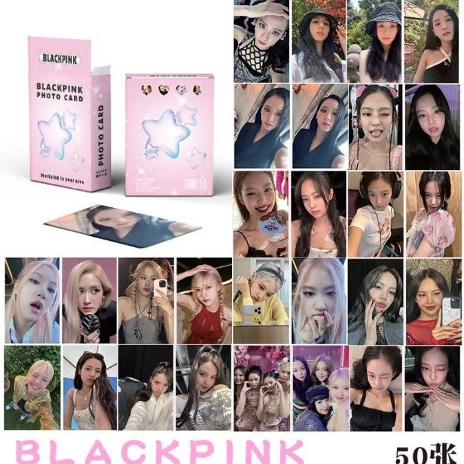 Terbaru Foto Card Idol Kpop Korea Hologram Lomo Bts Blackpink Itzy Isi 50 Pcs  Neo