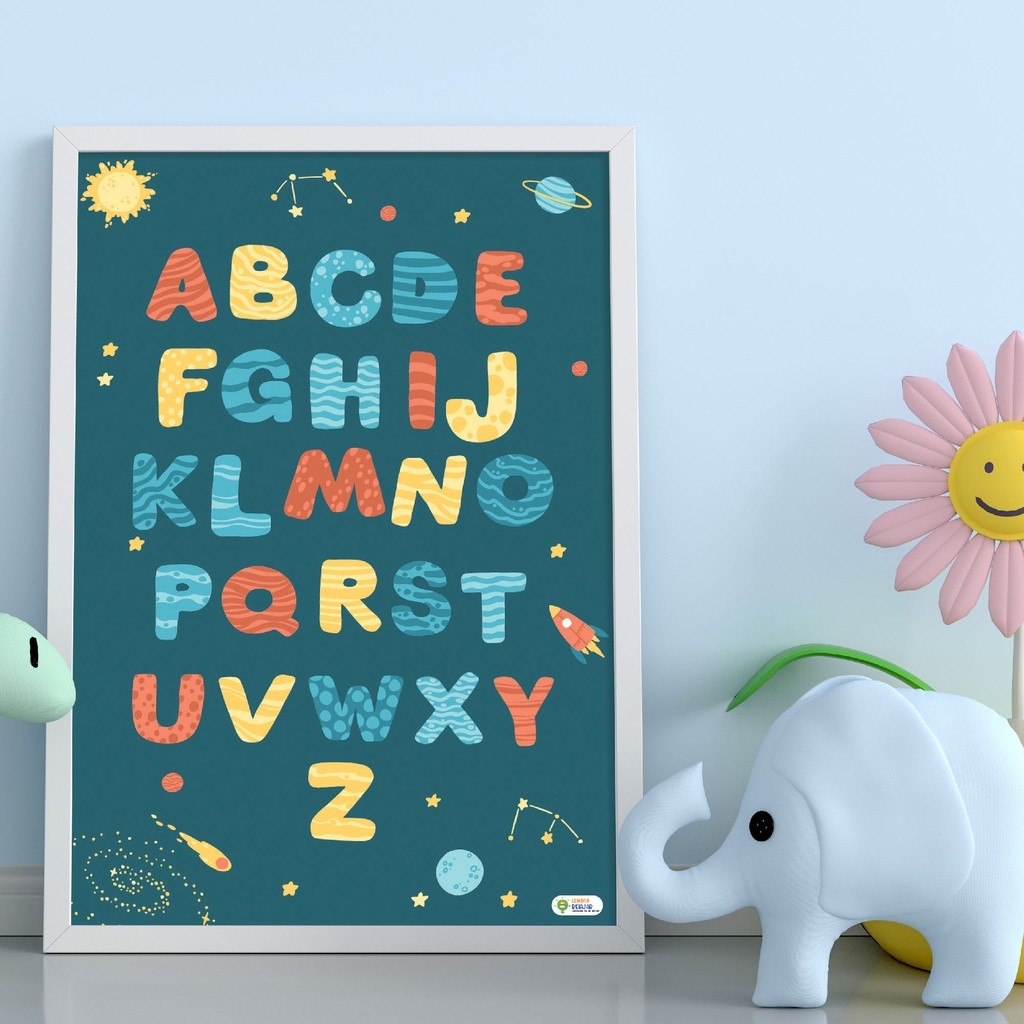 

Adaajaa Poster Edukasi, Poster Belajar Mengenal Huruf Alfabet Untuk Anak HB627NEW