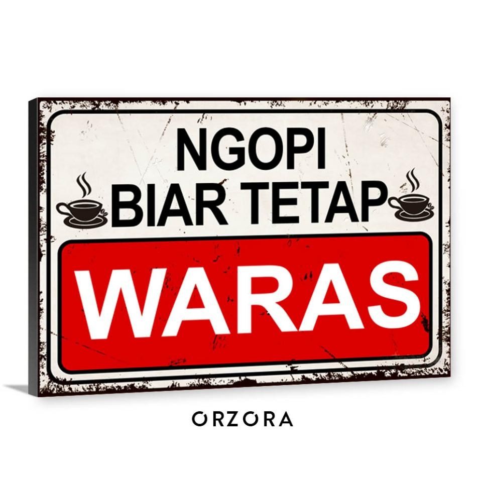 Poster Cafe / Hiasan Dinding Cafe / Poster Kopi / Kado A0217