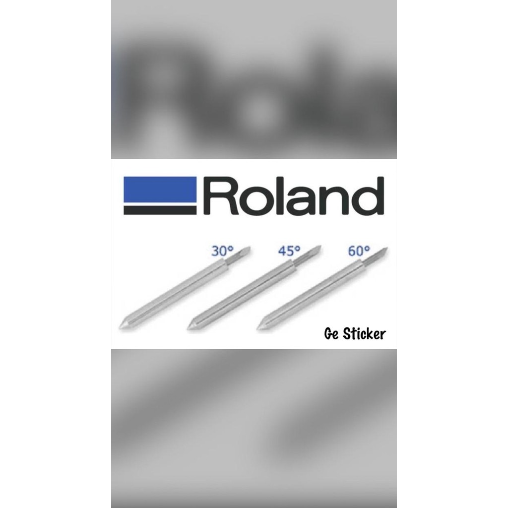 

Mata Pisau Mesin Cutting Roland 45 Degree (Isi 5)