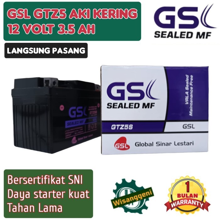 Ready Aki motor Honda Supra X 125 scoopy karbu aki kering 4 Ah