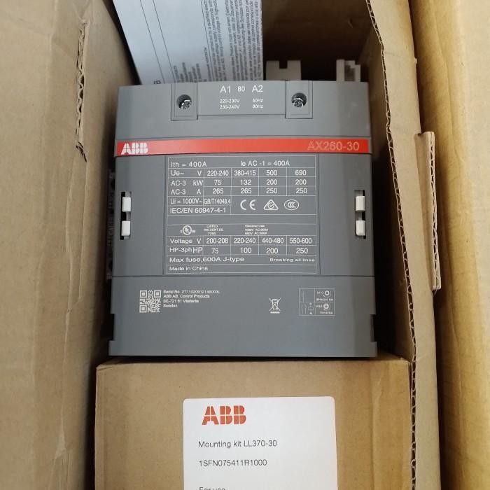 Kontaktor / Contactor Abb Ax260 Ax260-30-11-80 220V