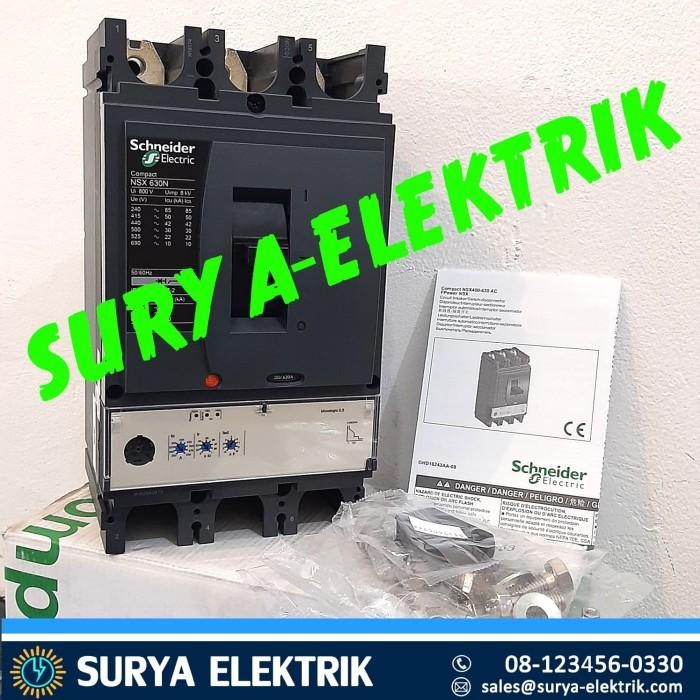 Mcb Mccb Breaker Schneider Nsx630 N Nsx630N 630A 630 Amper 3P 50Ka 3P
