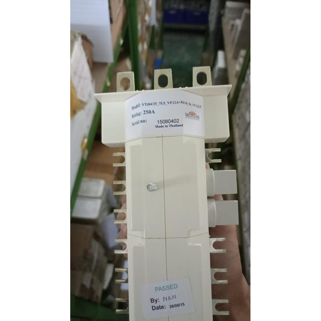 Busbar Chasis 3P 8W For Mccb + 3P 2W For Mcb 2.5Mm Mlm-Bc30016 (Vt04/2