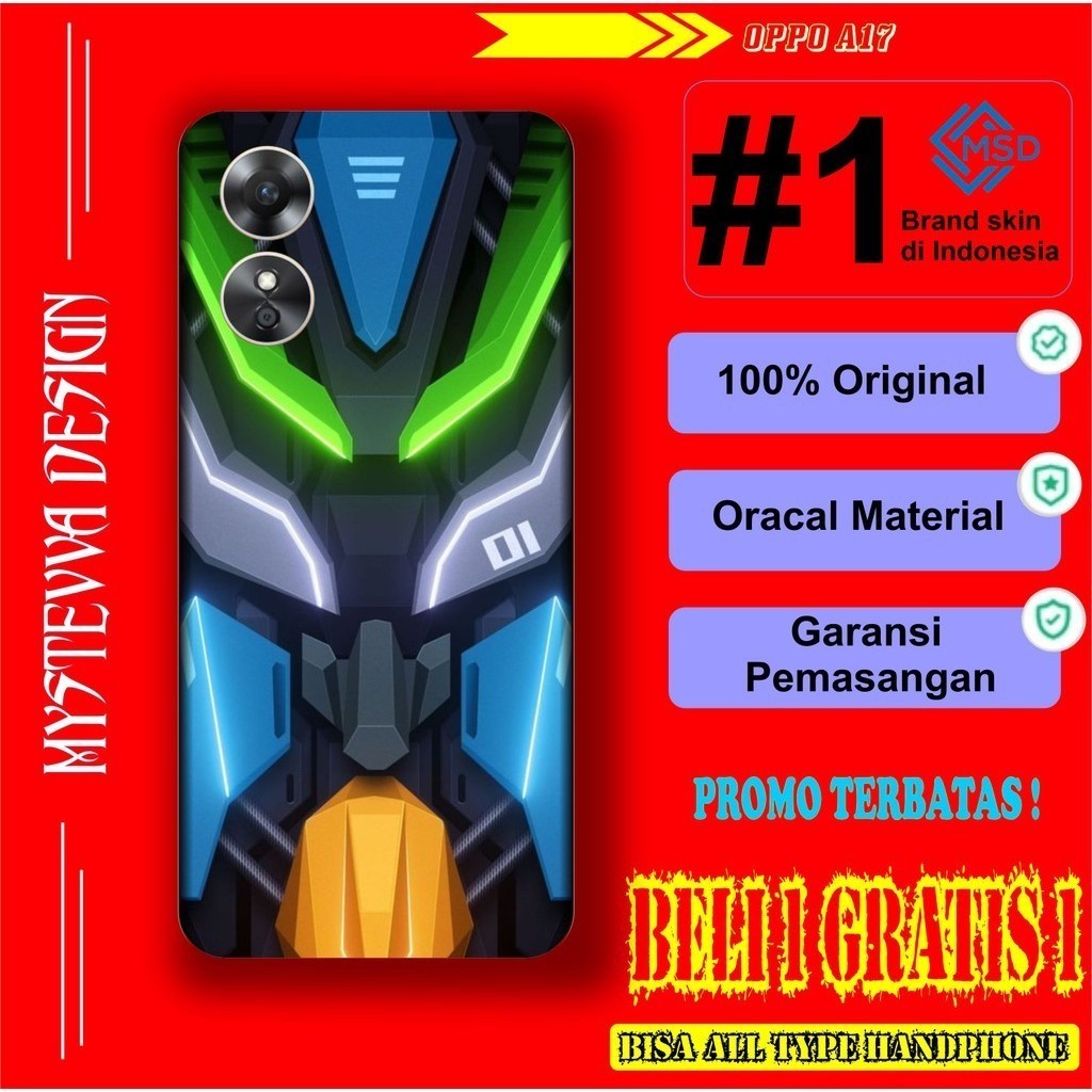 

*Fullbody* Oppo A17 Garskin Case/Stiker Premium Custom COD