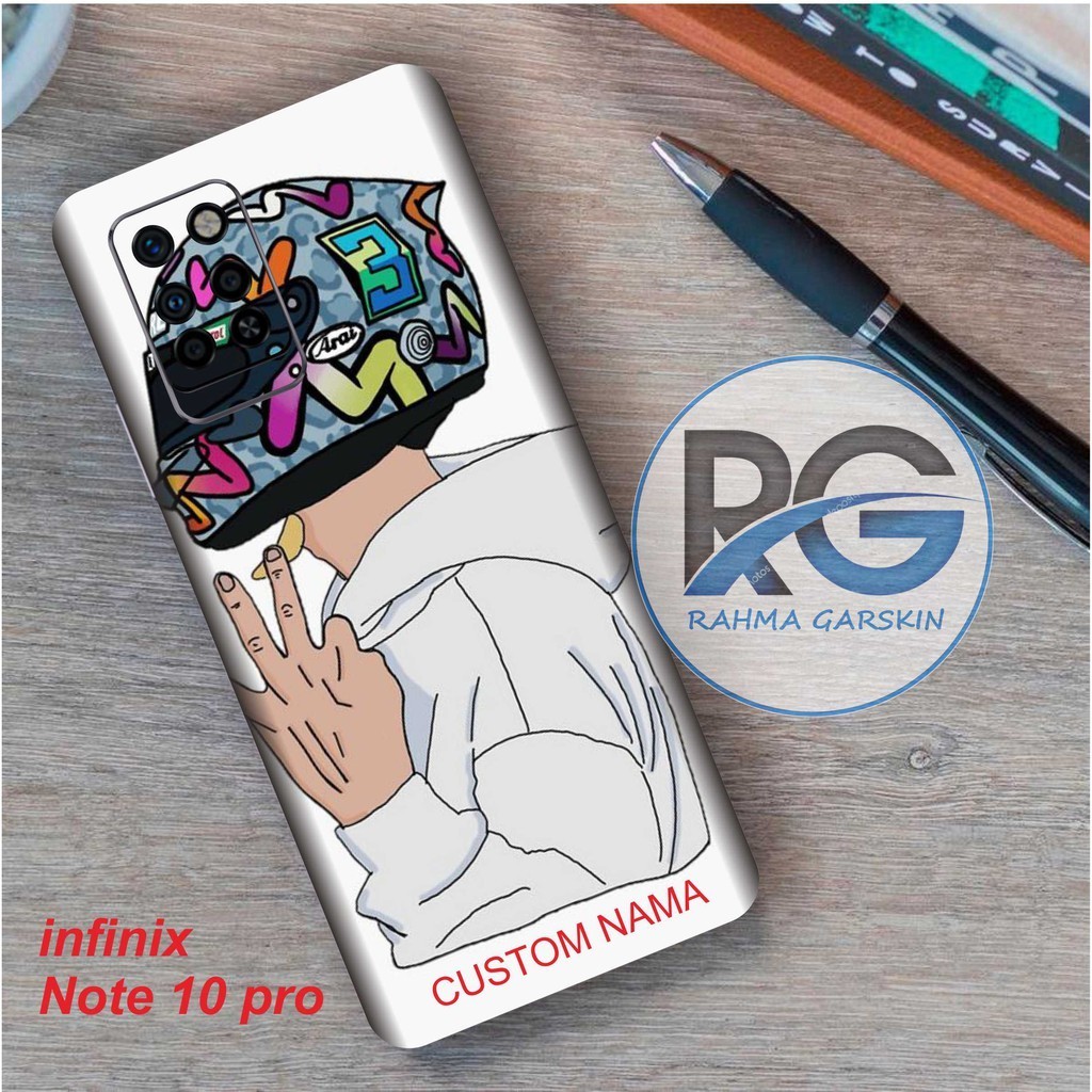 

*Fullbody* Infinix Note 10 Pro Garskin Case/Stiker Premium Custom COD