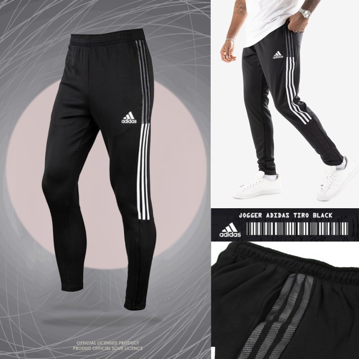 Celana Joger Training Adidas Resleting Olahraga Panjang Pria