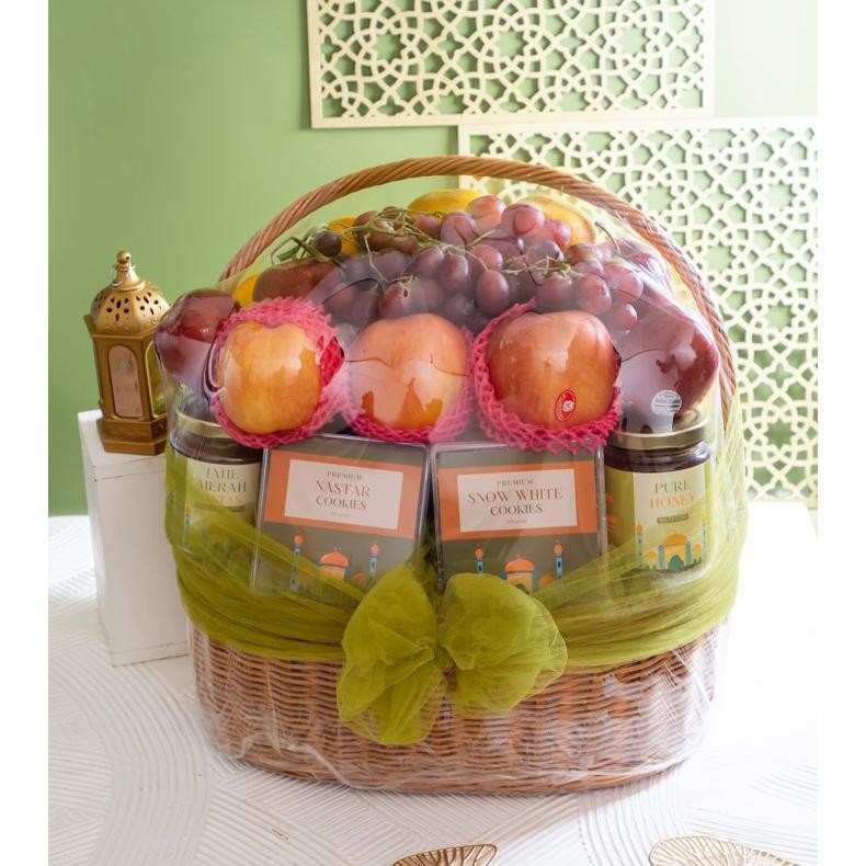 

shu hampers buah ramadhan / fruits hampers / parsel buah / parcel buah segar lamaran / seserahn / healthy hampers / hampers madu jahe nas putri salju / free custom card