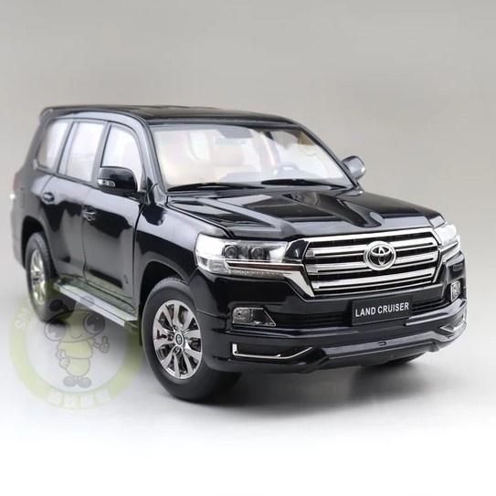 Toyota Land Cruiser 200 Lc200 Black Diecast Skala 1:18 Toyota