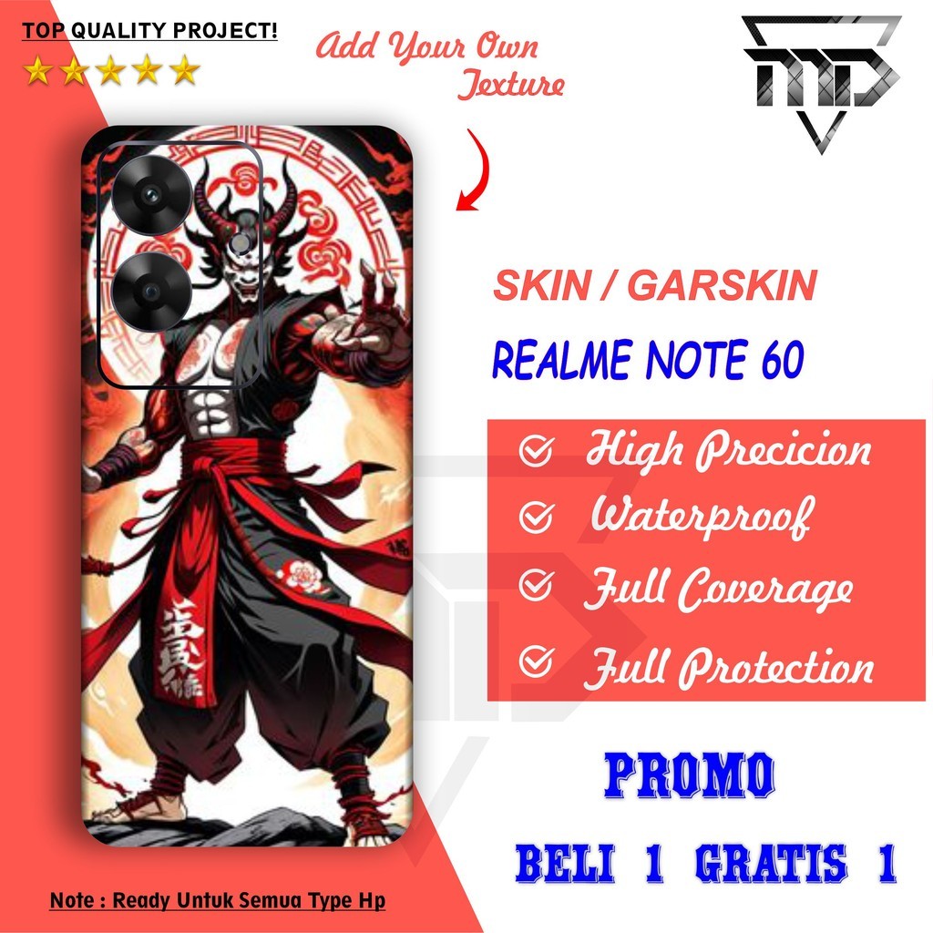 

*Fullbody* Redmi Note Garskin Case/Stiker Premium Custom COD