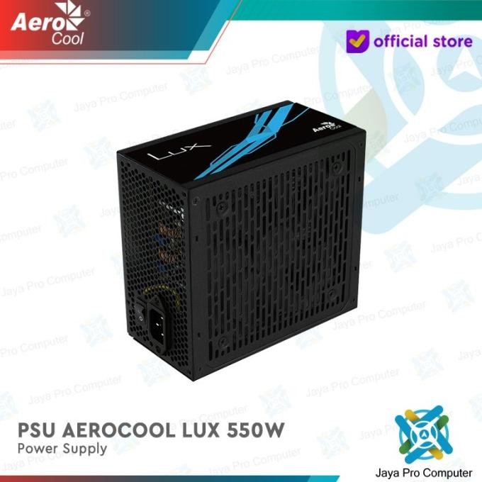 Aerocool LUX 550Watt PSU/ Power Supply 550 W 80+ Bronze