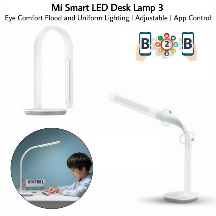 MI MIJIA PHILIPS SMART LED DESK LAMP 3 - Lampu Meja Pintar Philips