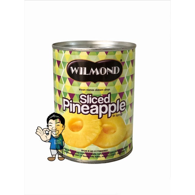 

Ina - Wilmond Sliced Pineapple In Syrup Canned- Buah Nanas Kaleng 567G