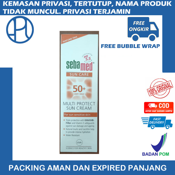 SEBAMED SUN CARE SPF50+ 75ML MULTI PROTECT SUN CREAM