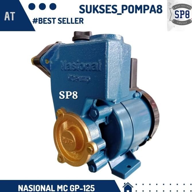 Pompa Air Nasional MC GP-125 / Pompa Air Sumur Dangkal