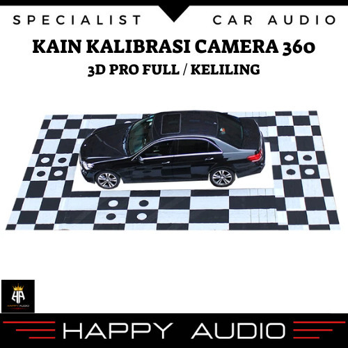 Kain Kalibrasi untuk Sistem Kamera 360 3D Pro Camera Mobil 360 Derajat