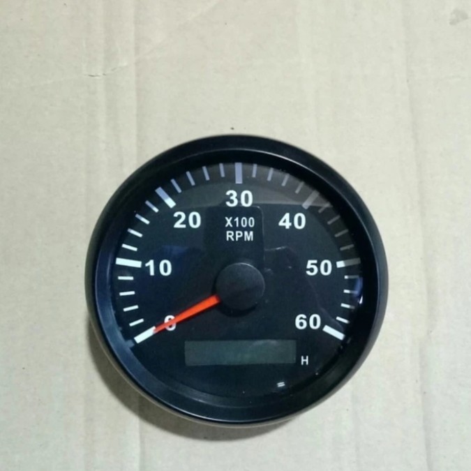 RPM Tachometer Mobil Diesel 12-24 Volt/ indikator Putaran Mesin Diesel