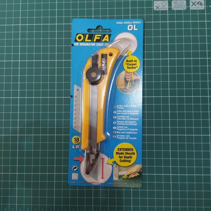 

Pisau Cutter 18Mm Ol Olfa Snap-Off Carpet Tucker Knife