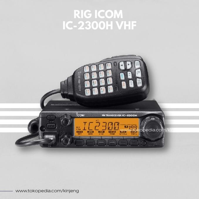 Radio RIG Icom IC-2300H HT Mobil RIG Mini iCOM VHF Singleband 65 Watt