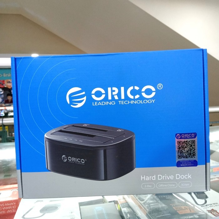 ORICO docking hardisk 2bay HDD 2,5"/3.5" USB 3.0 ORICO 6228US3-C
