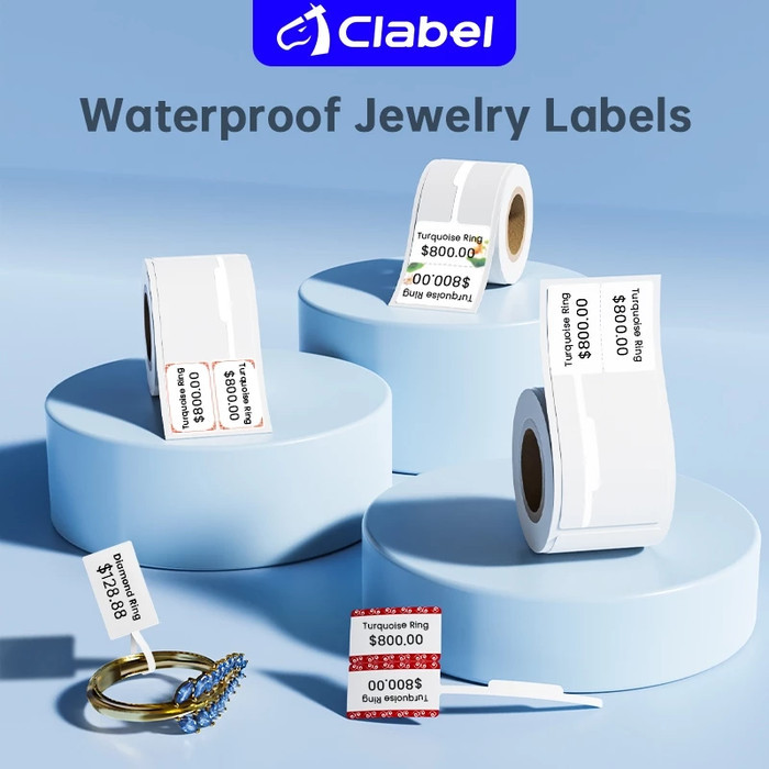 

CLABEL 220B Label Printer Jewelry Label Aksesoris Hangtag