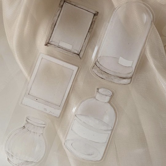 

Freckles Tea White Pages and Plain Object Washi & PET Tape