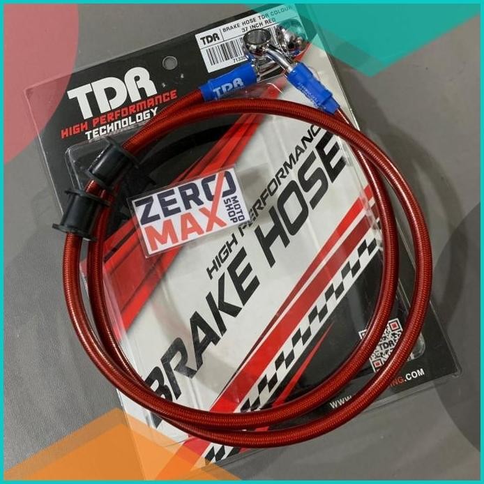 Selang Rem TDR Racing 37inch 93cm Red Beat Karbu Beat FI ESP Spacy FI