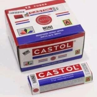 

Terbaru (1Lusin) Lem Castol Mini Contact Adhesive Tube 14Cc Asli