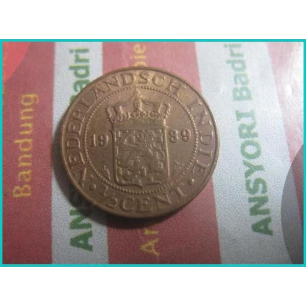 koin benggol 0.5 cent 1939 nederlandsch indie iklan h203 11OKTZ4 limit