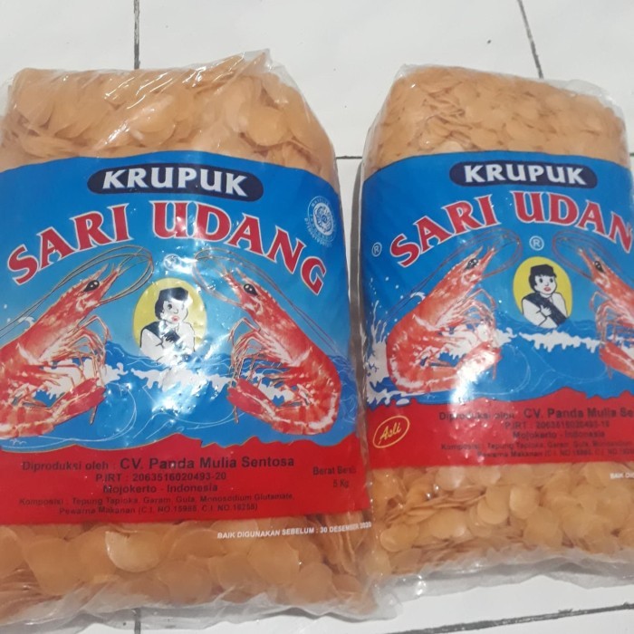 

Krupuk sari udang 5kg kecil atau besar