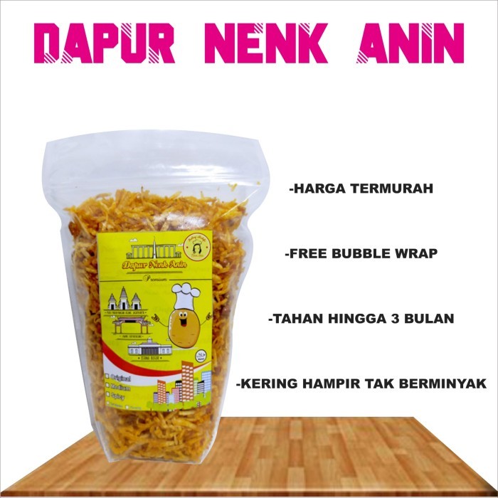 

kentang Mustofa kering kentang Dapur Nenk Anin 1kg - Sedang