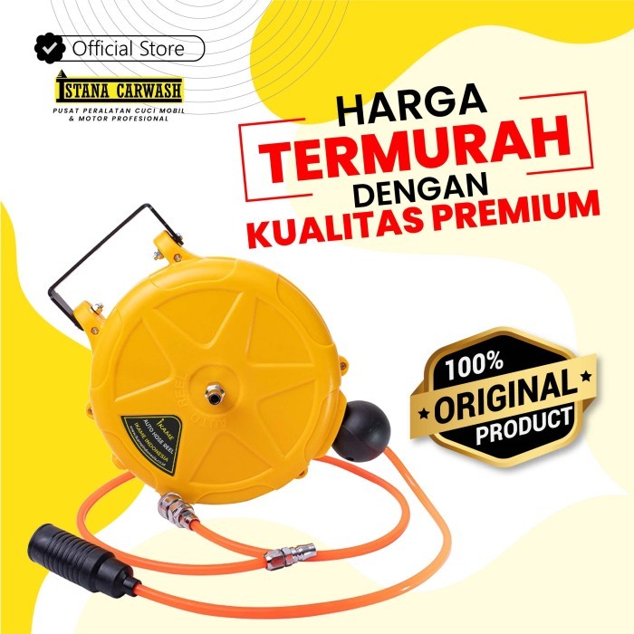 Hose Reel Selang Angin Kompresor / Hose Reel Portable Ikame