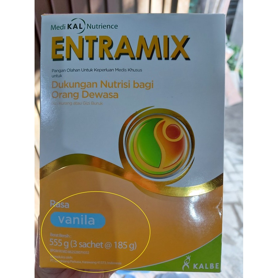 

ENTRAMIX Paket Hemat 185g x 3 sachet