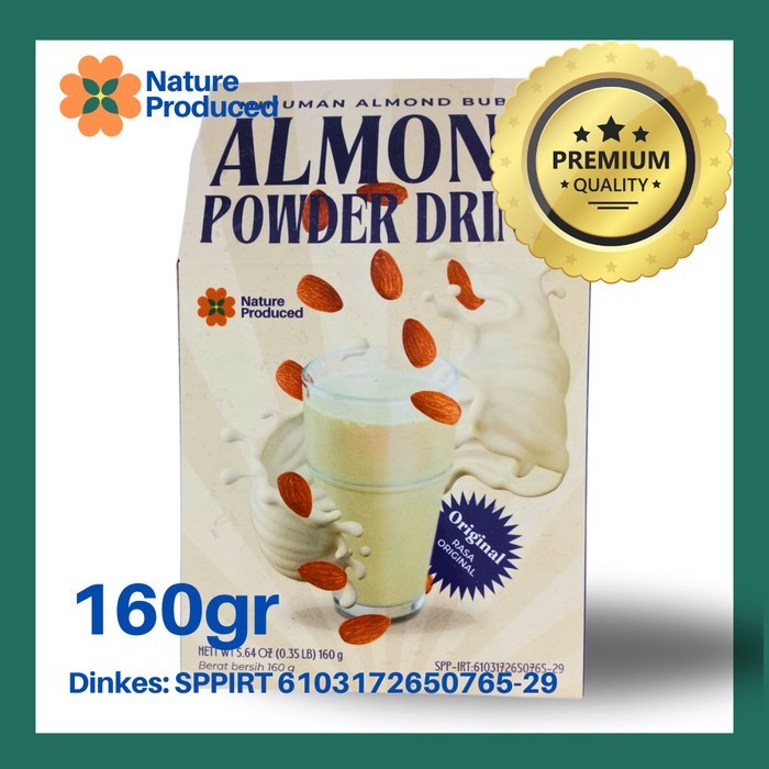 

Nature Produced Almond Milk Powder Susu Bubuk 100gr 250gr 500gr 1kg
