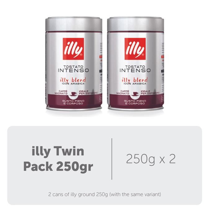 

Illy Coffee - Double Pack Ground Coffee - 2X250Gr