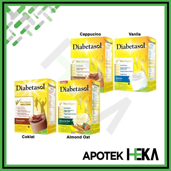 

Diabetasol 570 g - Susu Nutrisi Khusus Diabetes