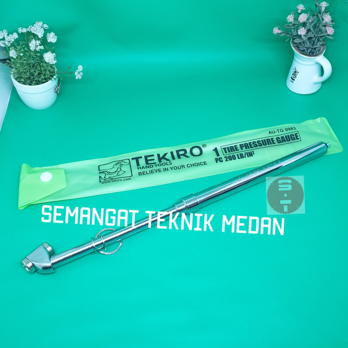 Alat Ukur Angin Ban Mobil Truk Tire Pressure Gauge 200 Psi Tekiro